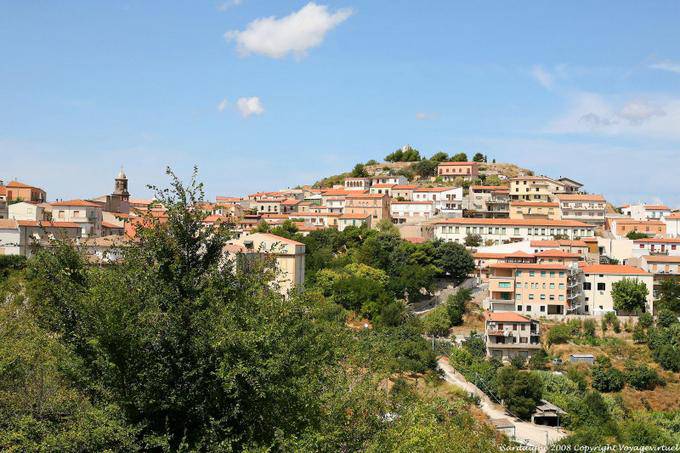 Chiaramonti village landscape - Sardinia
