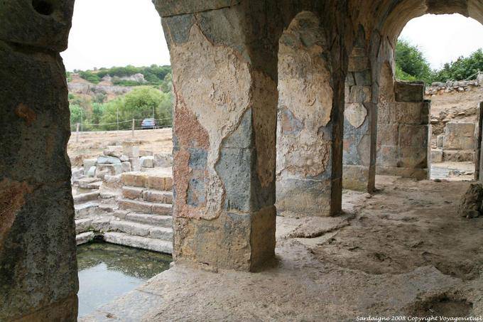 Fordongianus Terme Romane, perspective on the bathroom - Sardinia