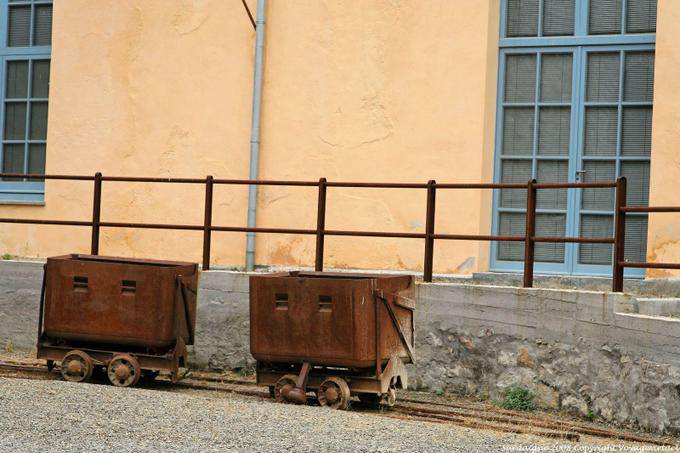 Ingurtosu, Naracauli, mining remains, narrow gauge wagons - Sardinia