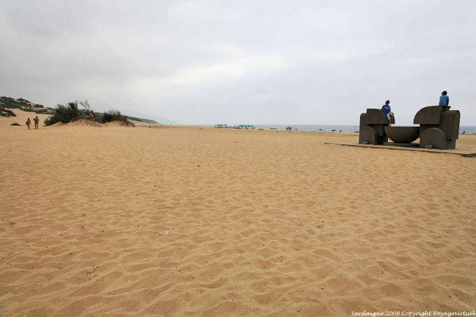 Ingurtosu, Spiaggia di Piscinas, sculpture on the beach - Sardinia