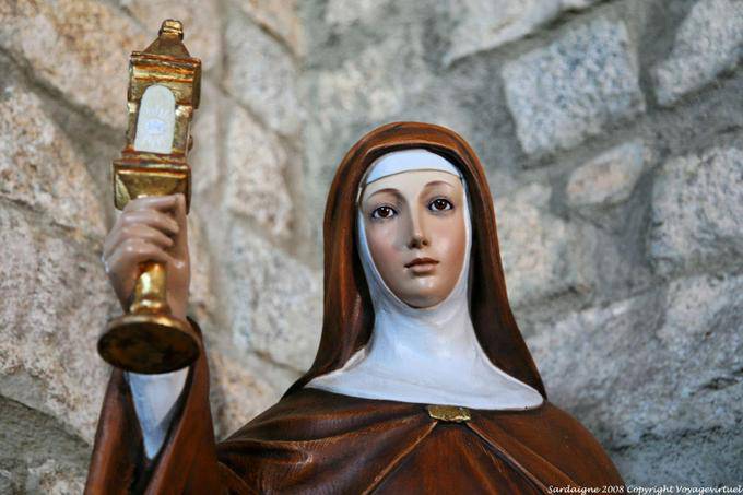 Luogosanto, San Quirico, statue of the Virgin - Sardinia