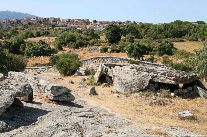 Luras, view from the Ladas dolmen - Sardinia