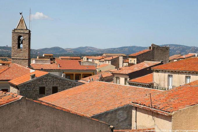 Luras, overlooking the rooftops - Sardinia