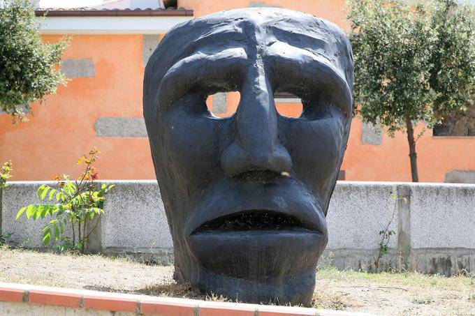 Mamoiada, sculpture mask - Sardinia