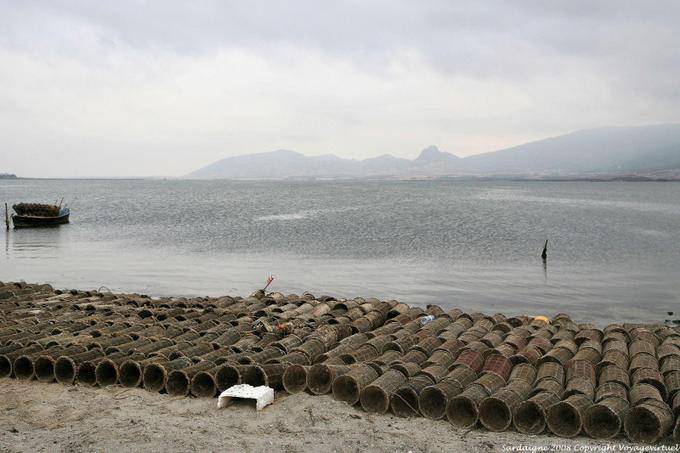 Marceddi, fishing waiting lockers - Sardinia