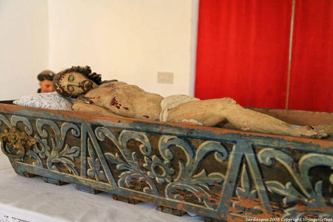 Monteleone Rocca Doria, Chiesa San Stefano, Christ lying - Sardinia