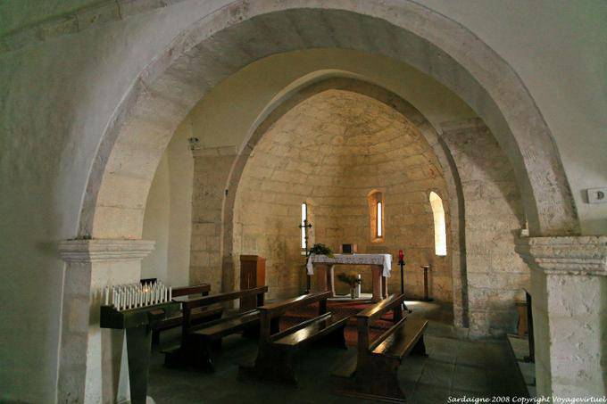 Monteleone Rocca Doria, Chiesa San Stefano, interior - Sardinia