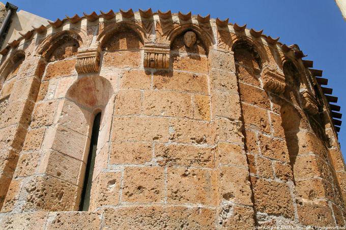 Monteleone Rocca Doria, Chiesa San Stefano, exterior wall - Sardinia