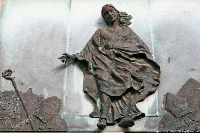 Nuoro, Cathedral of Santa Maria della Neve, exterior detail - Sardinia