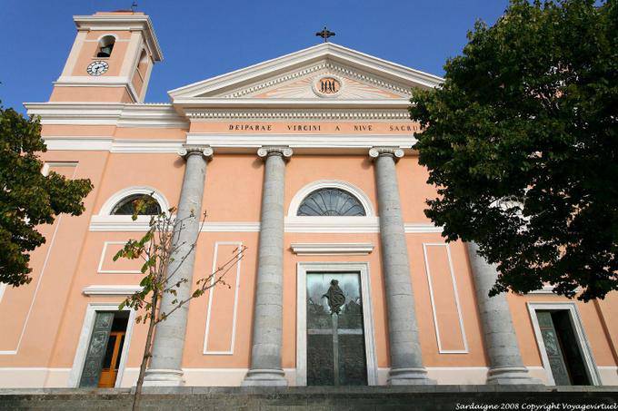 Nuoro, Cathedral of Santa Maria della Neve, external - Sardinia
