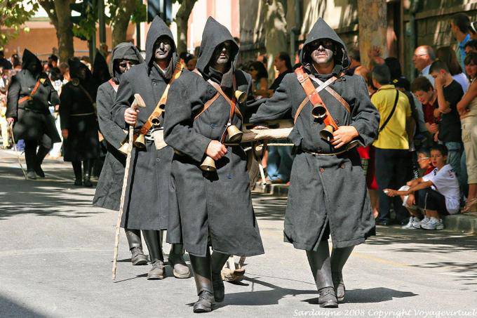 Nuoro, Festa del Redentore, Barbagia miners - Sardinia