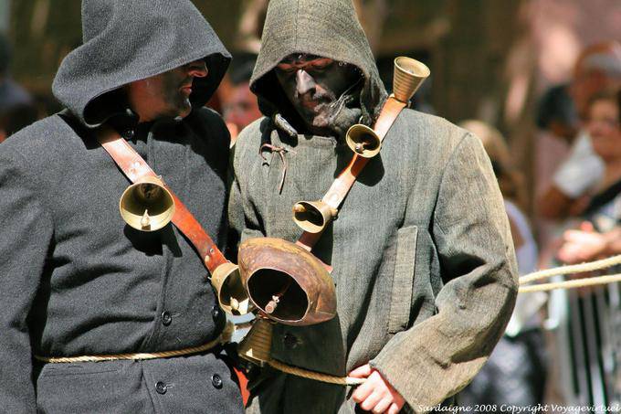 Nuoro, Festa del Redentore, Barbagia minors, kling kling - Sardinia