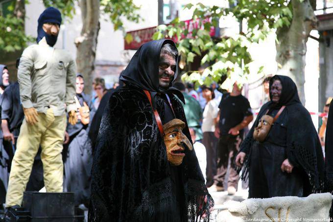 Nuoro, Festa del Redentore, knew Harrasempre Lodinesu, hooked nose - Sardinia