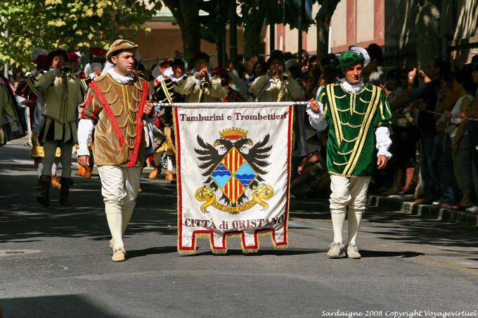 Nuoro, Festa del Redentore, Tamburini e trombettieri Oristano - Sardinia