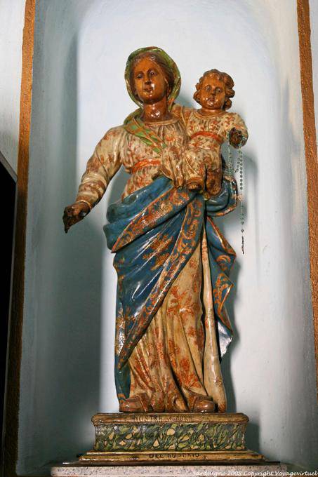 Olbia, San Paolo Apostolo, polychrome Virgin - Sardinia