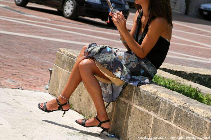 Oristano, legs and stiletto heels, Il Seminario - Sardinia