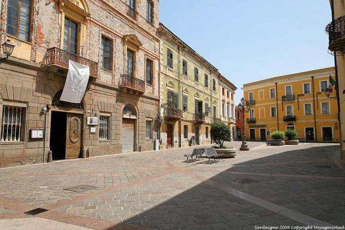 Oristano, Piazza Martini - Sardinia