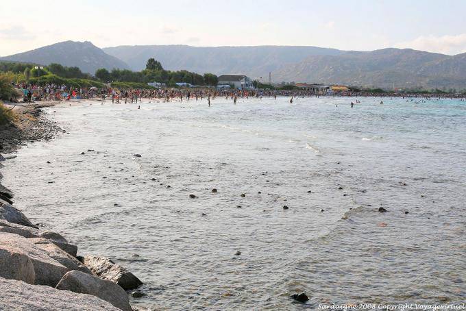 San Teodoro, crowded beach - Sardinia