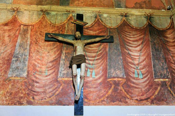 Santa Giusta, crucifixion, Basilica Santa Justa Romanica - Sardinia
