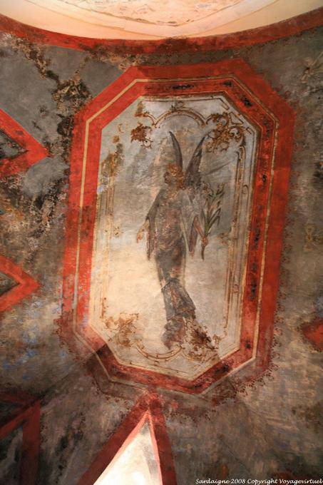 Santa Giusta, Painted Ceiling detail of the Basilica - Sardinia