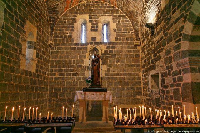 Basilica della Santissima Trinita di Saccargia, the Lady Chapel - Sardinia