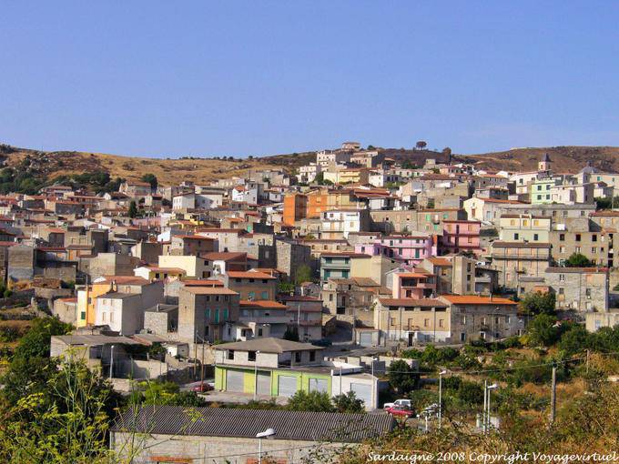 Sarule view on the village - Sardinia