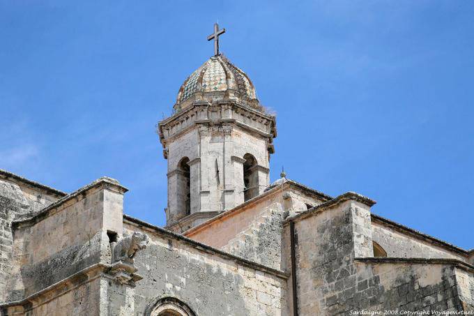 Sassari, duomo San Nicola, the top of the Torre Campanaria - Sardinia