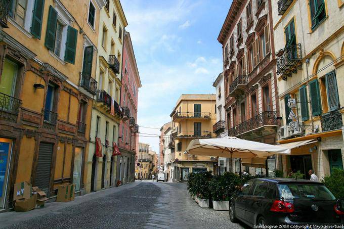 Sassari, Largo Felice Cavallotti - Sardinia
