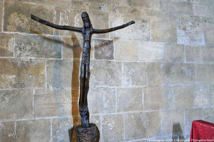 Thiesi Benedictine Monastery of St. Peter Sorres Christ sculpture - Sardinia