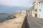 Ramparts on the sea, Alghero, bastion Columbus, Sardinia.