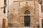 Alghero, portal of the Cathedral of Santa Maria, Sardinia.