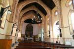 The nave and altar, church Cristo Redentore, Arborea, Sardinia.
