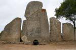 One of the tombs of the Giants, Arzachena Li Lolghi, Sardinia.