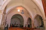 Cossoine Chiesa di Santa Chiara, interior view, Sardinia.