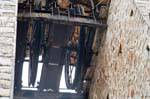 Ingurtosu, Naracauli, pulleys headframe, mine ruins, Sardinia.