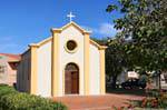 Luogosanto via Marconi, chapel, Sardinia.
