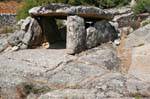 Luras, another view of the dolmen Ciuledda, Sardinia.