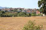 Luras, General view of the city, Sardinia.
