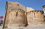 Monteleone Rocca Doria, Chiesa San Stefano, back apses, Sardinia.