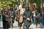 Nuoro, Festa del Redentore, Barbagia hunters, man boar, Sardinia.