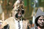 Nuoro, Festa del Redentore, suit boar boar's head, Sardinia.