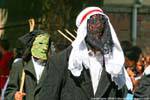 Nuoro, Festa del Redentore, cardboard masks and veils, Sardinia.