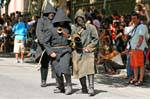Nuoro, Festa del Redentore, Barbagia minors, threshing paving, Sardinia.