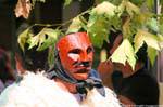 Nuoro, Festa del Redentore, sos Merdules Bezzos of Otzana, red mask, Sardinia.