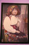 Nuoro Museum, Sardinian woman in traditional dress, Sardinia.