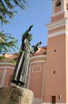 Bronze statue, Nuoro Piazza Santa Maria, Sardinia.