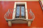 Olbia, via Piccola, balcony window, Sardinia.