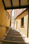 Oristano, via Duomo, Sardinia.