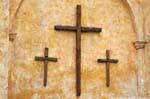 Orosei, Cross Chiesa Sas Animas, via Nazionale, Sardinia.