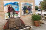 San Pantaleo, paintings and nap, Sardinia.